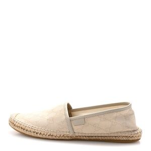 Gucci white canvas Espadrilles sz 37